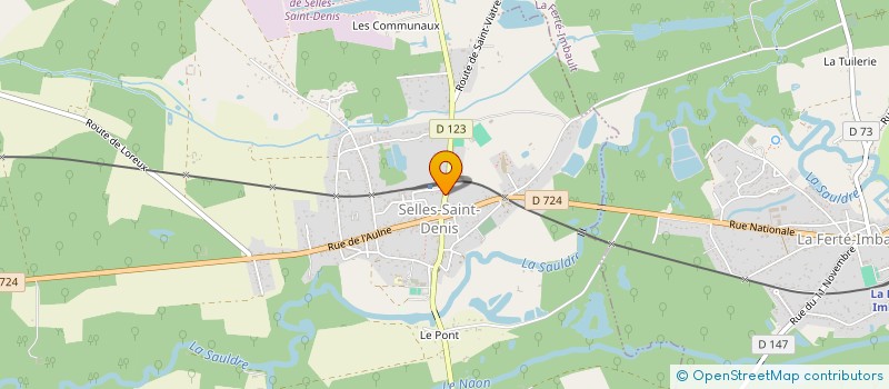 localisation de l'entreprise SCI DES SEQUIAS  LA FERTE-IMBAULT