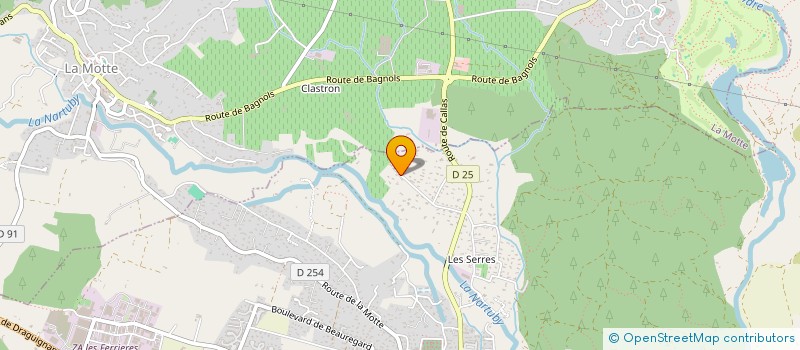 localisation de l'entreprise SCI DES SERRES ET DES PLAINES  LE MUY