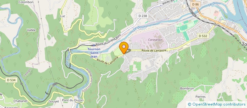 localisation de l'entreprise SCI DES SIBUS à TOURNON-SUR-RHONE