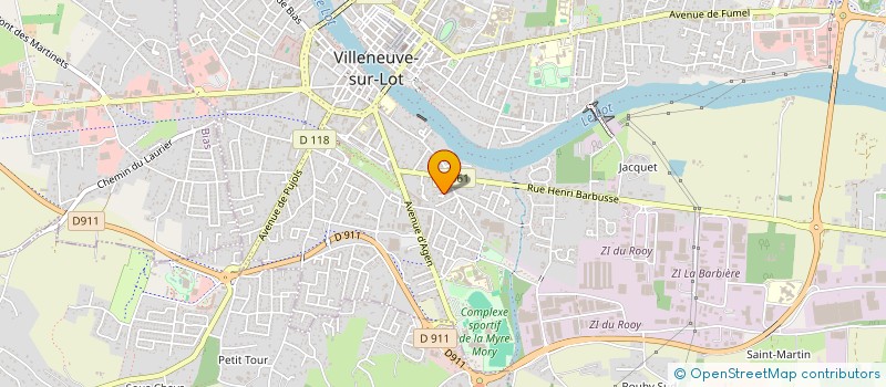 localisation de l'entreprise SCI DES SILOS  VILLENEUVE-SUR-LOT