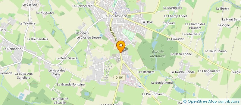 localisation de l'entreprise SCI DES SILVAS  LA BOUEXIERE