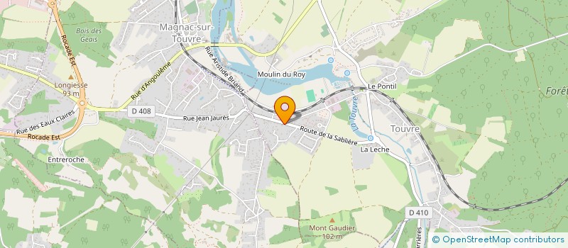 localisation de l'entreprise SCI DES SIMES  TOUVRE