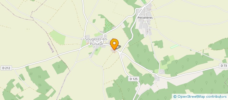 localisation de l'entreprise SCI DES SIMONS à SOUGERES-EN-PUISAYE