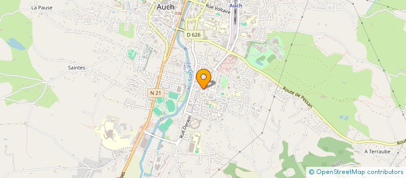 localisation de l'entreprise SCI DES SITELLES  AUCH