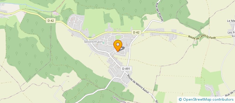 localisation de l'entreprise SCI DES SIX  MONTMAIN