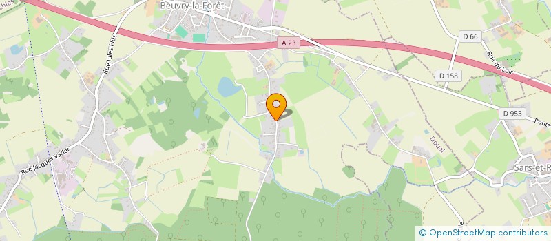 localisation de l'entreprise SCI DES SIX BONNIERS  BEUVRY-LA-FORET