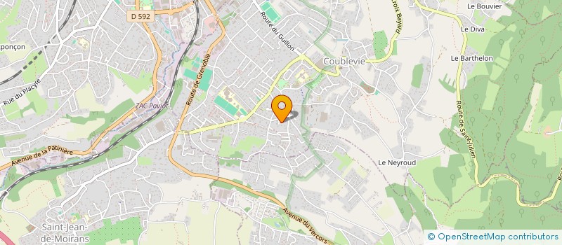 localisation de l'entreprise SCI DES SIX CHAMOIS  COUBLEVIE