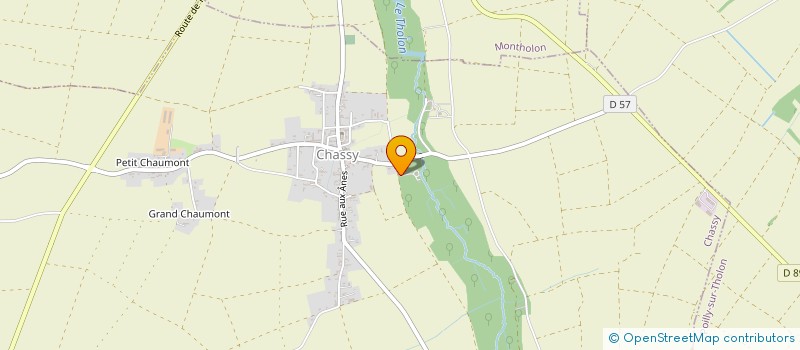 localisation de l'entreprise SCI DES SIX CORDES  CHASSY