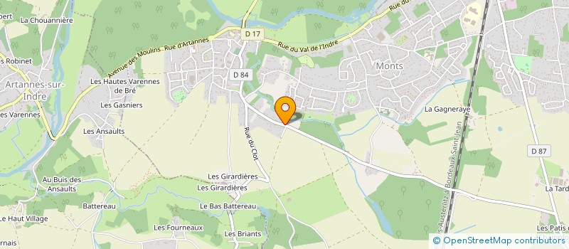 localisation de l'entreprise SCI DES SIX DES  MONTS