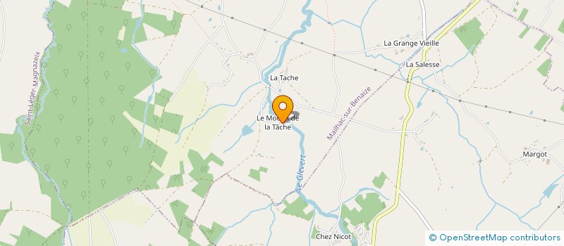 localisation de l'entreprise SCI DES SOEURS BARRET  MAILHAC-SUR-BENAIZE