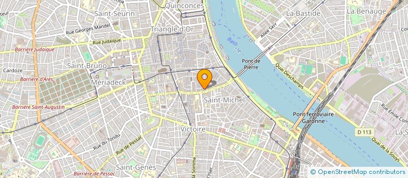 localisation de l'entreprise SCI DES SOEURS DU BON PASTEUR  BORDEAUX