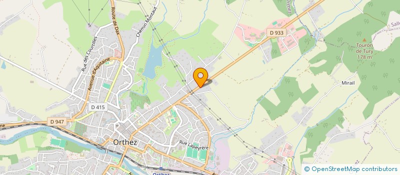 localisation de l'entreprise SCI DES SOEURS M  ORTHEZ