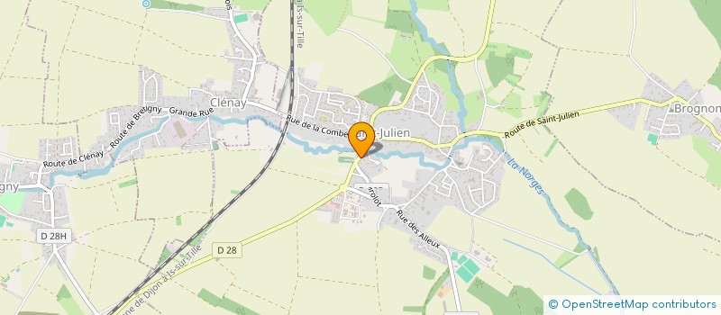 localisation de l'entreprise SCI DES SOLAIRES  SAINT-JULIEN