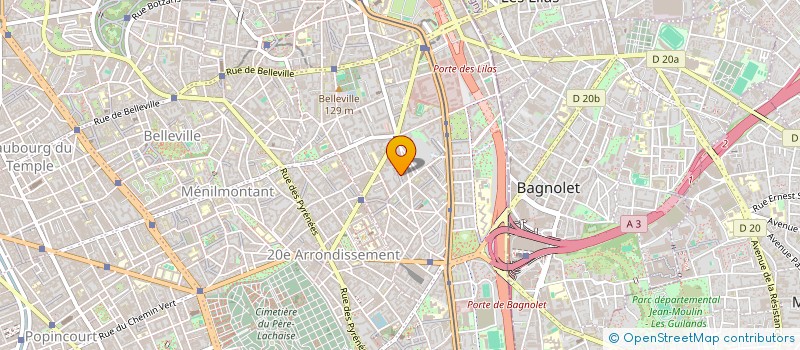 localisation de l'entreprise SCI DES SOLITAIRES  PARIS