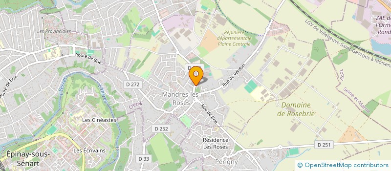 localisation de l'entreprise SCI DES SOPHORAS  MANDRES-LES-ROSES