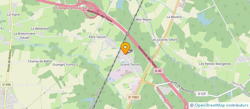 localisation de l'entreprise SCI DES SORBIERS à VIRIAT