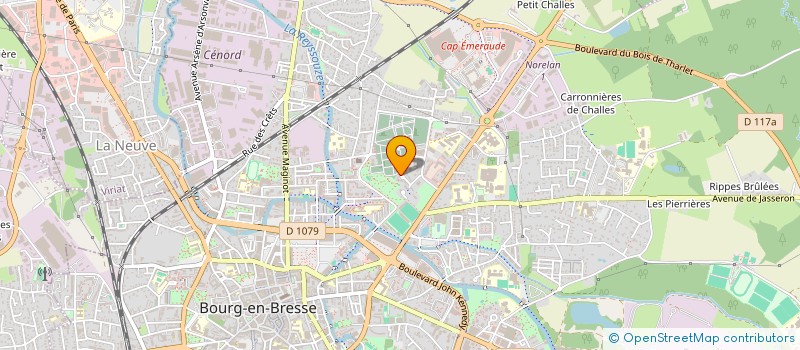 localisation de l'entreprise SCI DES SORBIERS à BOURG-EN-BRESSE
