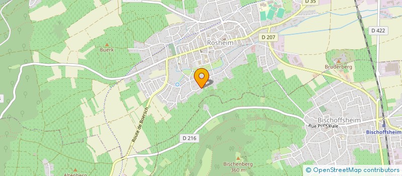 localisation de l'entreprise SCI DES SORBIERS  ROSHEIM