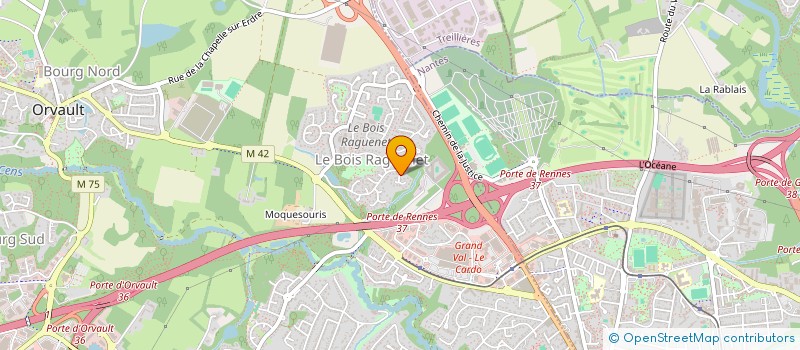 localisation de l'entreprise SCI DES SORLINGUES à ORVAULT