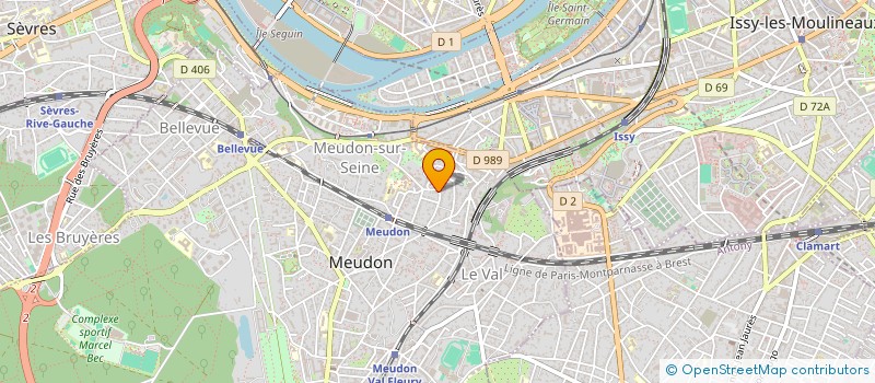 localisation de l'entreprise SCI DES SORRIERES à MEUDON