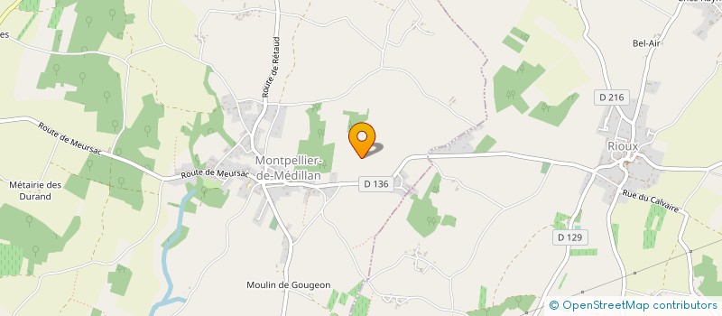 localisation de l'entreprise SCI DES SOTTERIES  MONTPELLIER-DE-MEDILLAN
