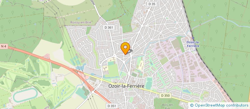 localisation de l'entreprise SCI DES SOUCHES VERTES  OZOIR-LA-FERRIERE