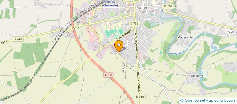 localisation de l'entreprise SCI DES SOUCIS à RUFFEC