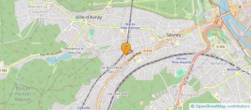 localisation de l'entreprise SCI DES SOUGALLES à SEVRES