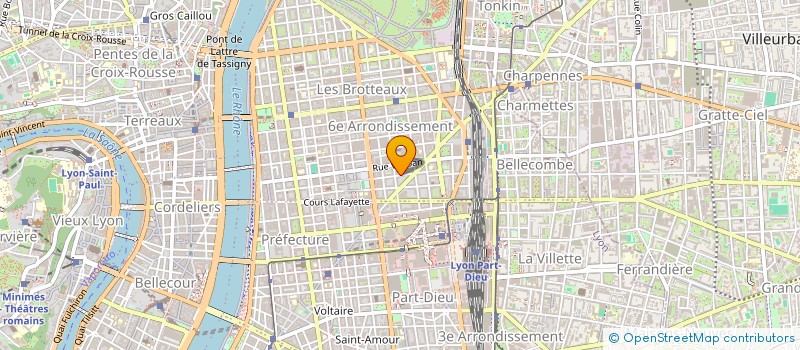 localisation de l'entreprise SCI DES SOURCES  LYON