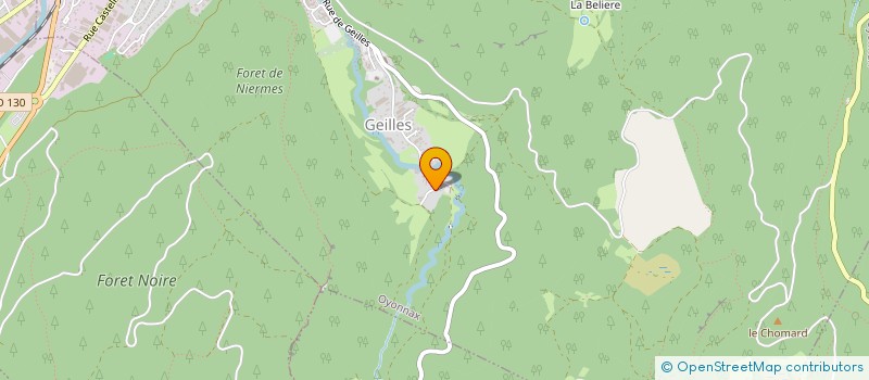 localisation de l'entreprise SCI DES SOURCES à OYONNAX