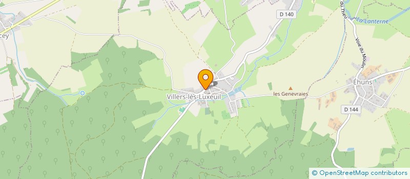 localisation de l'entreprise SCI DES SOURCES  EHUNS