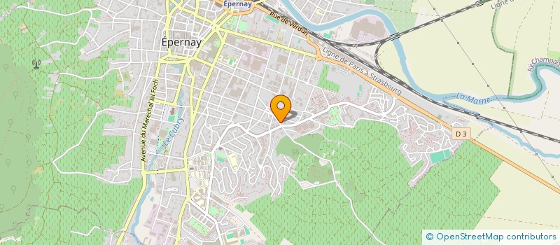 localisation de l'entreprise SCI DES SOURCES  EPERNAY