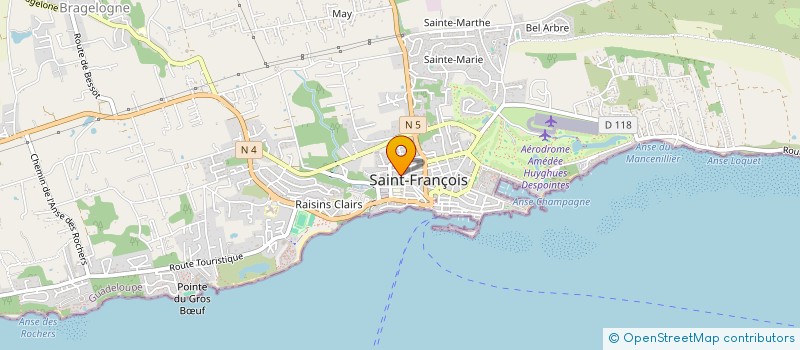 localisation de l'entreprise SCI DES SOURCES à SAINT-FRANCOIS