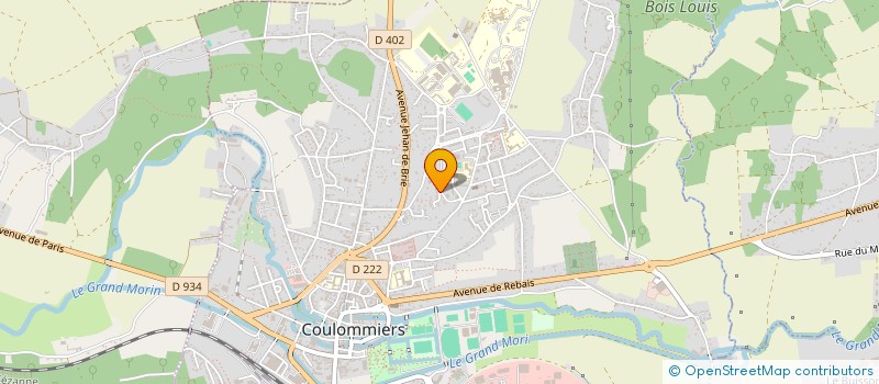 localisation de l'entreprise SCI DES SOURCES à COULOMMIERS