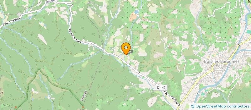 localisation de l'entreprise SCI DES SOURCES à BUIS-LES-BARONNIES