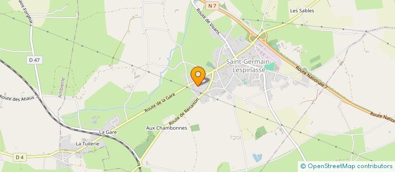 localisation de l'entreprise SCI DES SOURCES à RIORGES