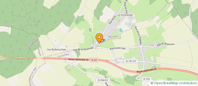 localisation de l'entreprise SCI DES SOURCES  ALQUINES