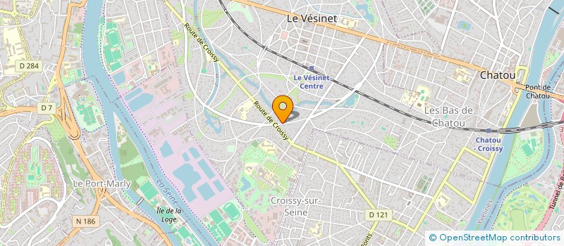 localisation de l'entreprise SCI DES SOURCES  LE VESINET