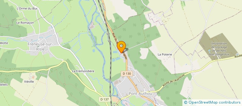 localisation de l'entreprise SCI DES SOURCES  PONT-AUTHOU