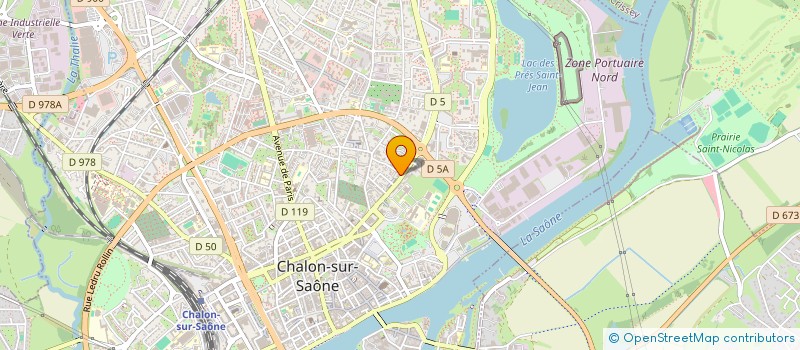 localisation de l'entreprise SCI DES SOURCES à CHALON-SUR-SAONE