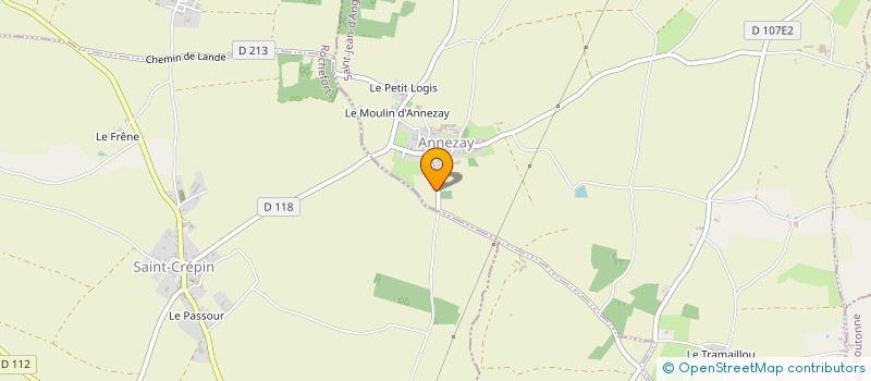 localisation de l'entreprise SCI DES SOURCES  ANNEZAY