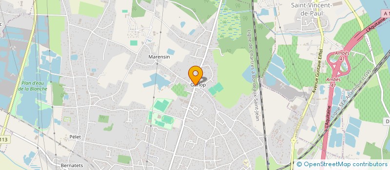 localisation de l'entreprise SCI DES SOUVENIRS  AMBARES-ET-LAGRAVE