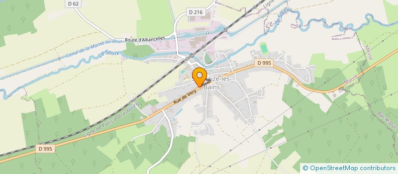 localisation de l'entreprise SCI DES SPADORS  SERMAIZE-LES-BAINS