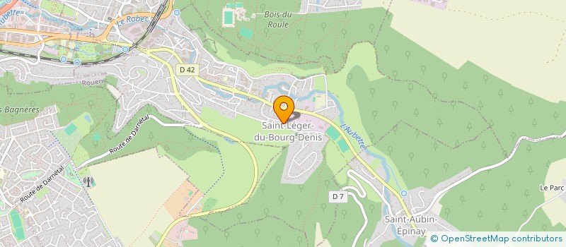 localisation de l'entreprise SCI DES SPATYS  SAINT-LEGER-DU-BOURG-DENIS