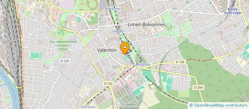 localisation de l'entreprise SCI DES SPORTS BAILLY à LIMEIL-BREVANNES