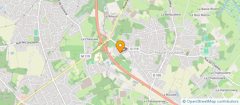 localisation de l'entreprise SCI DES STARS  HAUTE-GOULAINE