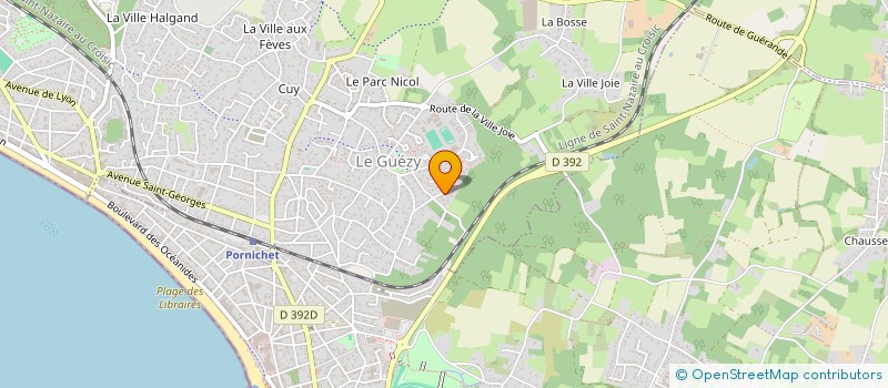 localisation de l'entreprise SCI DES STRENES  LA BAULE-ESCOUBLAC