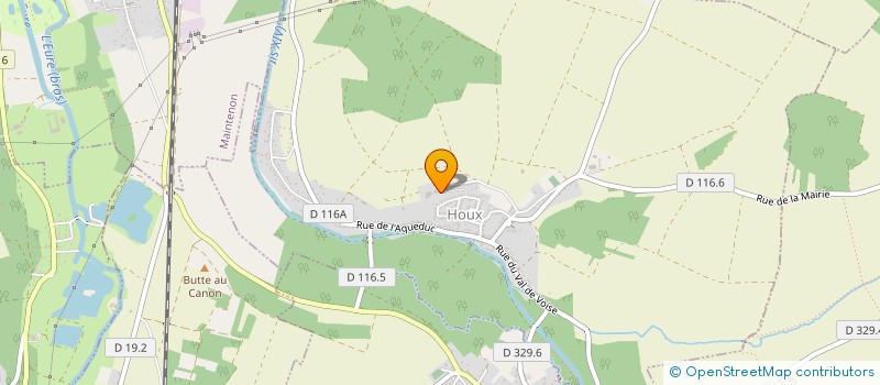 localisation de l'entreprise SCI DES STUDIOS DE HOUX à HOUX
