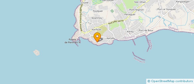 localisation de l'entreprise SCI DES SUREAUX  PENMARCH