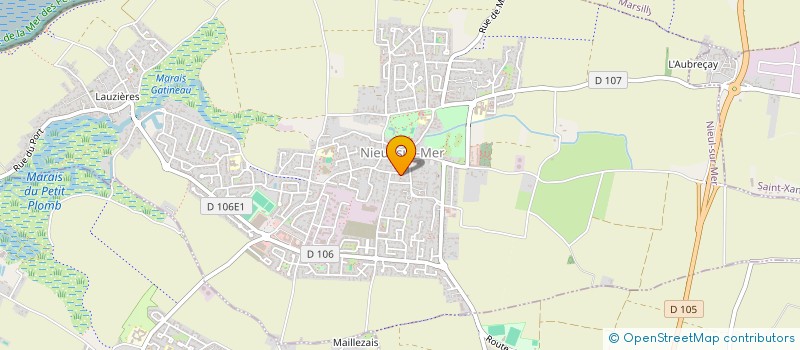 localisation de l'entreprise SCI DES SUREAUX  NIEUL-SUR-MER